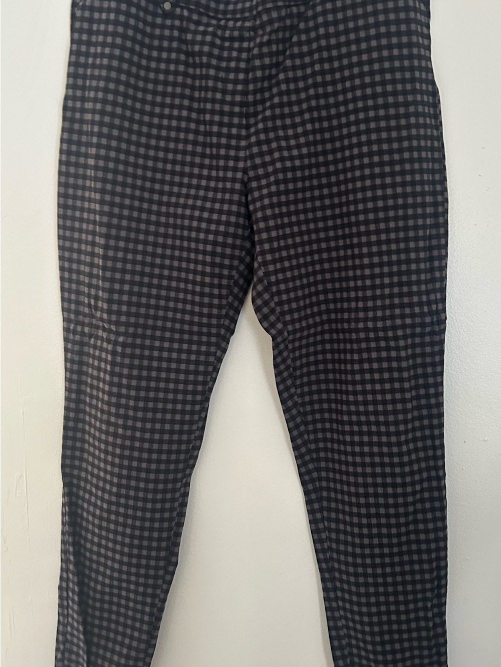 Maurices Black and Gray Checkered Women's Chinos